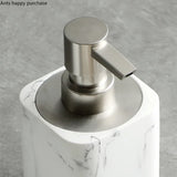 MarbleElegance 4-Piece Bathroom Accessory Set – Resin Marble Finish