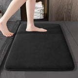 AquaVelours Super Absorbent Bath Mat – Ultra-Soft Coral Velvet, Non-Slip, Quick-Dry