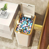 FreshGuard 10L Odor-Free Trash Can – Modern & Space-Saving Design for Kitchen and Bathroom