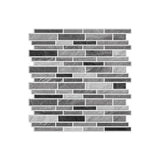 LuxeMarmer Black & White Marble Wall Stickers – Self-Adhesive, Waterproof Tile Decals (1–12 Pieces)
