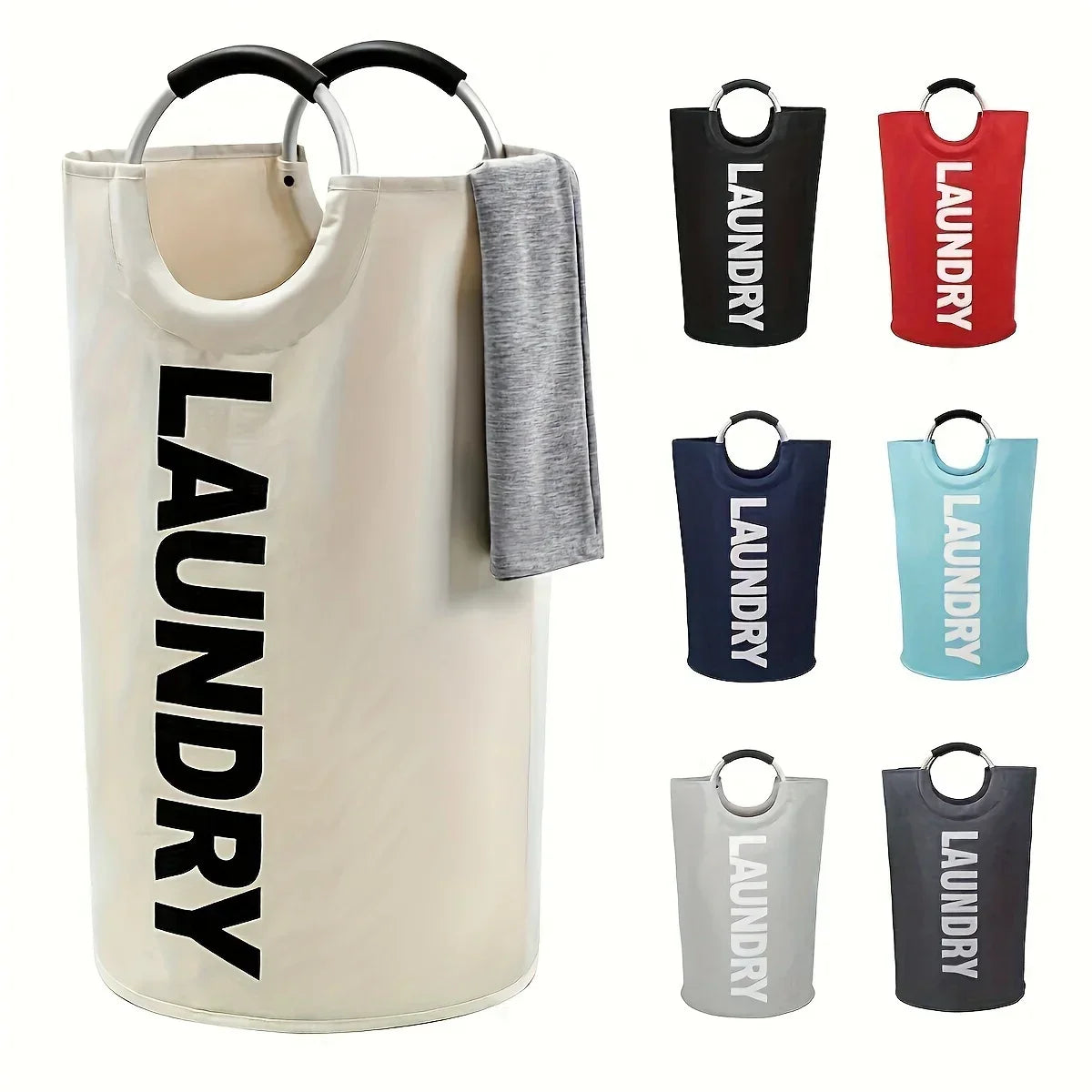 HydroShield XL Laundry Hamper – Waterproof, Collapsible & Versatile