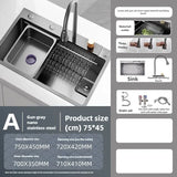 AquaPro Heavy-Duty Stainless Steel Kitchen Sink – Single Bowl | Rectangular | Includes Faucet & Soap Dispenser