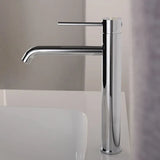 Aurora Tall Basin Faucet Brushed Rose Gold – Single Handle Mixer Tap | Deck Mounted Single Hole | Modern Bathroom Fixture
