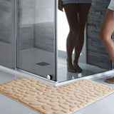 LushStep CornerCloud L-Shape Bath Mat – Ultra-Thick, Non-Slip, Super Soft Absorbent Bathroom Rug for Shower, Toilet & Entryway