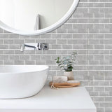 RetroBrick – 6-Piece Self-Adhesive Retro Brick Wall Sticker Set (30x15 cm / 11.8"x5.9")