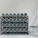 4 Tier Wall Mounted Spice Rack Organizer Premium – Carbon Steel Kitchen Shelf | Pantry Cabinet Storage | Space Saving Design