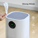 PureBreathe 2-in-1 Air Purifier & Humidifier – H13 HEPA Filter, Ultra-Quiet, Ideal for Allergies, Pets & Smoke