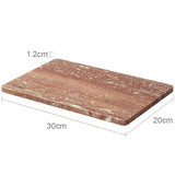 Rubèra Red Travertine Bathroom Set – Vintage Natural Stone Luxury Accessories