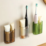 SmileKeeper Wall-Mounted Toothbrush Holder – Practical & Hygienic Bathroom Organizer