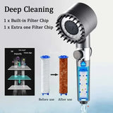 PureGlow Filter Shower Head – 3 Spray Modes | High Pressure, Water-Saving & Skin-Friendly Care