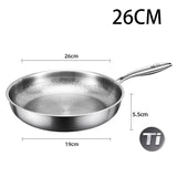 TitanPro – Pure Titanium Frying Pan with Hammered Fish-Scale Pattern