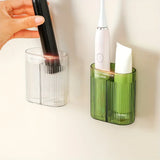 SmileKeeper Wall-Mounted Toothbrush Holder – Practical & Hygienic Bathroom Organizer