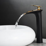 Modern White Waterfall Bathroom Sink Faucet – Single Handle Basin Mixer