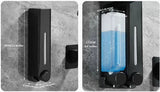 WallLux ProMount 500 Wall Soap Dispenser – Refillable Shower, Shampoo & Hand Soap Pump