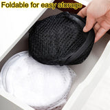 AirFold Large Foldable Mesh Laundry Basket – Ventilated Hamper with Side Pocket