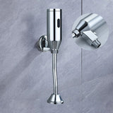 AquaSense Pro Touchless Flush Valve – Automatic Sensor Urinal Flush System | Solid Brass Body | Stainless Steel S-Pipe | 5-Layer PVD Finish