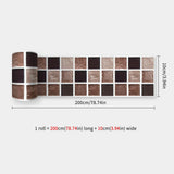 DecoMosaic Waterproof Mosaic Wall Stickers – Peel & Stick Backsplash for Bathroom, Kitchen & Living Spaces