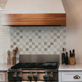 WallStyleX Self-Adhesive 3D Backsplash – Waterproof & Oil-Resistant Tile Stickers (9 x 9 in) for Kitchen & Bathroom
