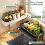 SinkMate Kitchen Sink Organizer – ABS Plastic Sponge & Draining Rack
