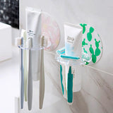 StickSpace No-Drill Toothbrush & Bathroom Organizer – Self-Adhesive Wall Storage Holder