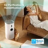 PureBreathe 2-in-1 Air Purifier & Humidifier – H13 HEPA Filter, Ultra-Quiet, Ideal for Allergies, Pets & Smoke