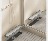 AeroDrain Stainless Steel Shower Floor Drain – Odor-Blocking Square Drain Cover in Brushed 304 Stainless Steel