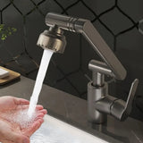 HydroFlex 1080° Rotating Faucet Extension Arm with Dual Spray Modes