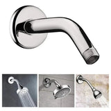 AquaRain Pro High-Pressure Rain Shower Head with Arm – Wall Mount Round Design