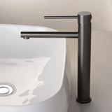 Aurelia Luxury Bathroom Faucet – Brushed Rose Gold | Tall Design with Hot & Cold Water Control