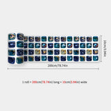 DecoMosaic Waterproof Mosaic Wall Stickers – Peel & Stick Backsplash for Bathroom, Kitchen & Living Spaces