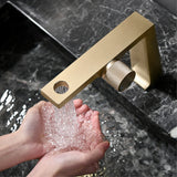 AurumFlow Luxe Rosé Gold Single-Handle Bathroom Faucet – Designer Warm & Cold Mixer