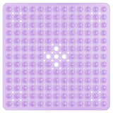 SafeStep Anti-Slip Shower Mat 21×21 in – PVC Safety Mat with Suction Cups & Quick-Dry Drain Holes