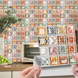 DecoMosaic 3D Peel-and-Stick Mosaic Wall Tiles – 10-Pack Waterproof PVC Stickers for Kitchen & Bathroom