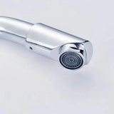 Multi-Function Brass Bathroom Sink Faucet with Single Handle Hot and Cold Mixer