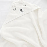 CuddleBear Hooded Baby Towel – Ultra-Soft Coral Fleece