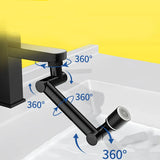 FlexiFlow Pro 360° Rotating & Extendable Faucet Head – Splash-Free, Water-Saving Metal Alloy Aerator