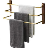 TwinStand Double Towel Rack – Freestanding Metal Countertop Holder (Under 20 Inches)
