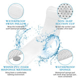 HydroComfort Non-Slip Bathtub Mat with Pillow – Full-Body Bath Cushion with Suction Cups & 4D Ventilation