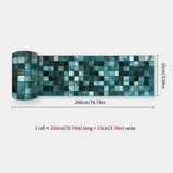 DecoMosaic Waterproof Mosaic Wall Stickers – Peel & Stick Backsplash for Bathroom, Kitchen & Living Spaces