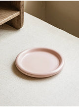 SweetMacaron Ceramic Breakfast & Dessert Plate – Fresh Colors, Round Design & Versatile Use