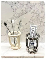 NordicClean Ceramic Toothbrush Holder – Stylish Bathroom Organizer