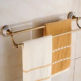 RoyalRetro Antique Brass Bathroom Accessory Set with Ceramic – 5-Piece Vintage Bathroom Collection