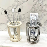 NordicClean Ceramic Toothbrush Holder – Stylish Bathroom Organizer