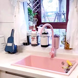 Amora Bathroom Faucet – Stylish Hot & Cold Mixer in Brass