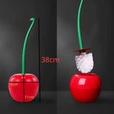 CherryClean Pop Designer Toilet Brush & Holder – Fun Cherry-Shaped Bathroom Cleaning Set with Compact Hygienic Storage
