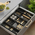 SlideDry Adjustable Pull-Out Dish & Utensil Organizer – Kitchen Drawer & Cabinet Storage Solution