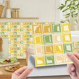 DecoMosaic 3D Peel-and-Stick Mosaic Wall Tiles – 10-Pack Waterproof PVC Stickers for Kitchen & Bathroom
