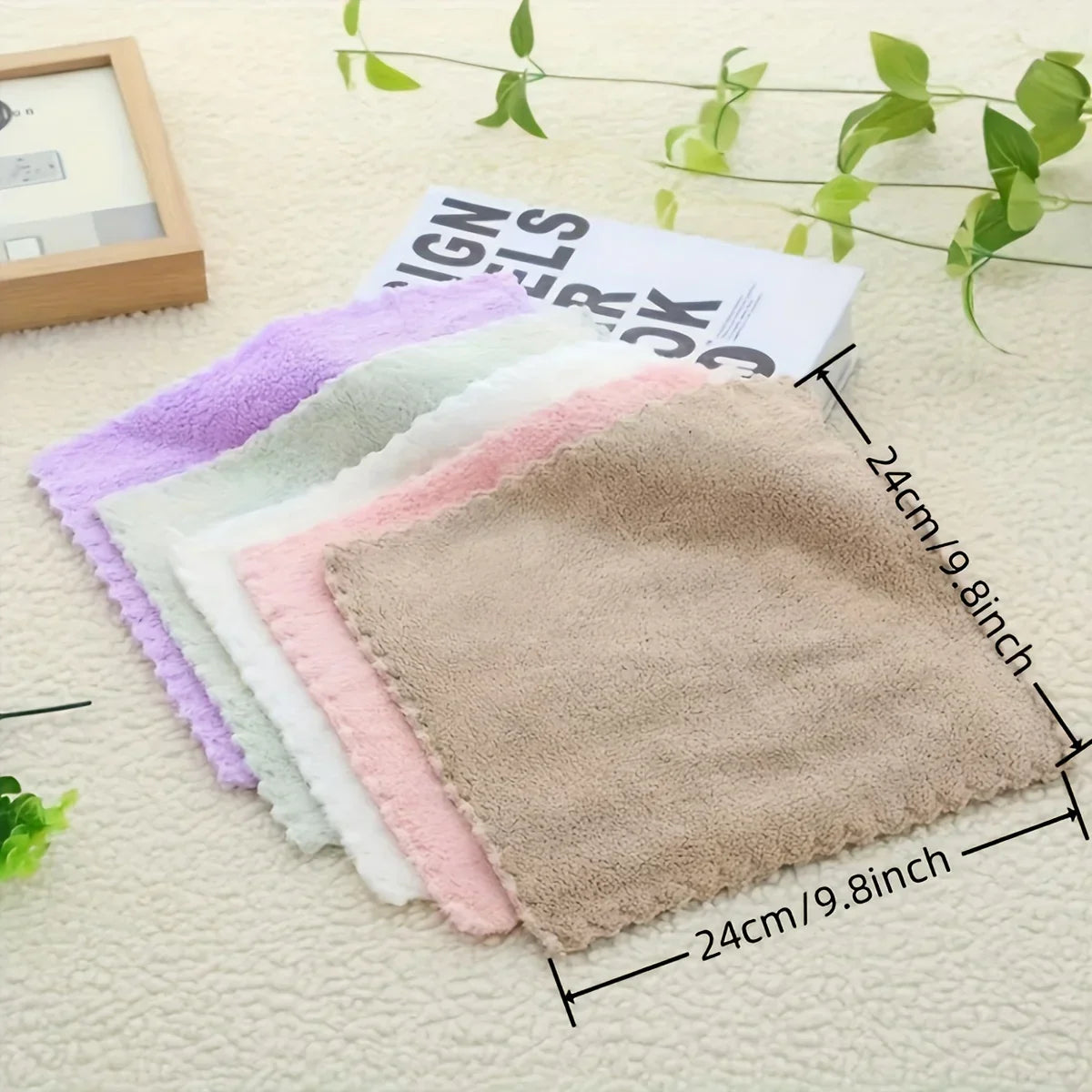 SoftDry 20-Piece Washcloth Set – Quick-Dry, Compact & 100% Polyester
