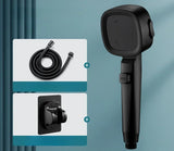 HydroFlex SquareForce High-Pressure Handheld Shower Head – 3 Modes, Water-Saving & Adjustable