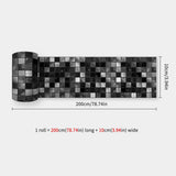 DecoMosaic Waterproof Mosaic Wall Stickers – Peel & Stick Backsplash for Bathroom, Kitchen & Living Spaces